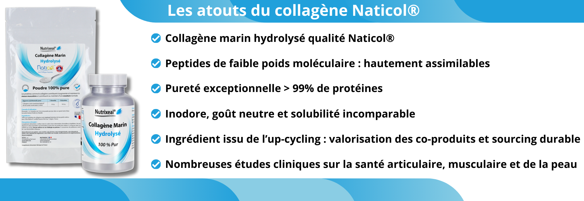 Atouts du collagène marin hydrolysé Naticol